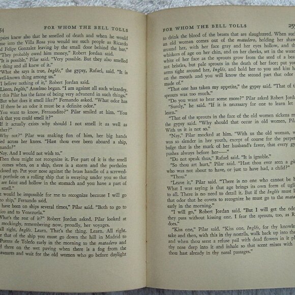 For WHOM The BELL TOLLS by Ernest Hemingway First Edition with Publisher's "A" - Picture 7 of 10